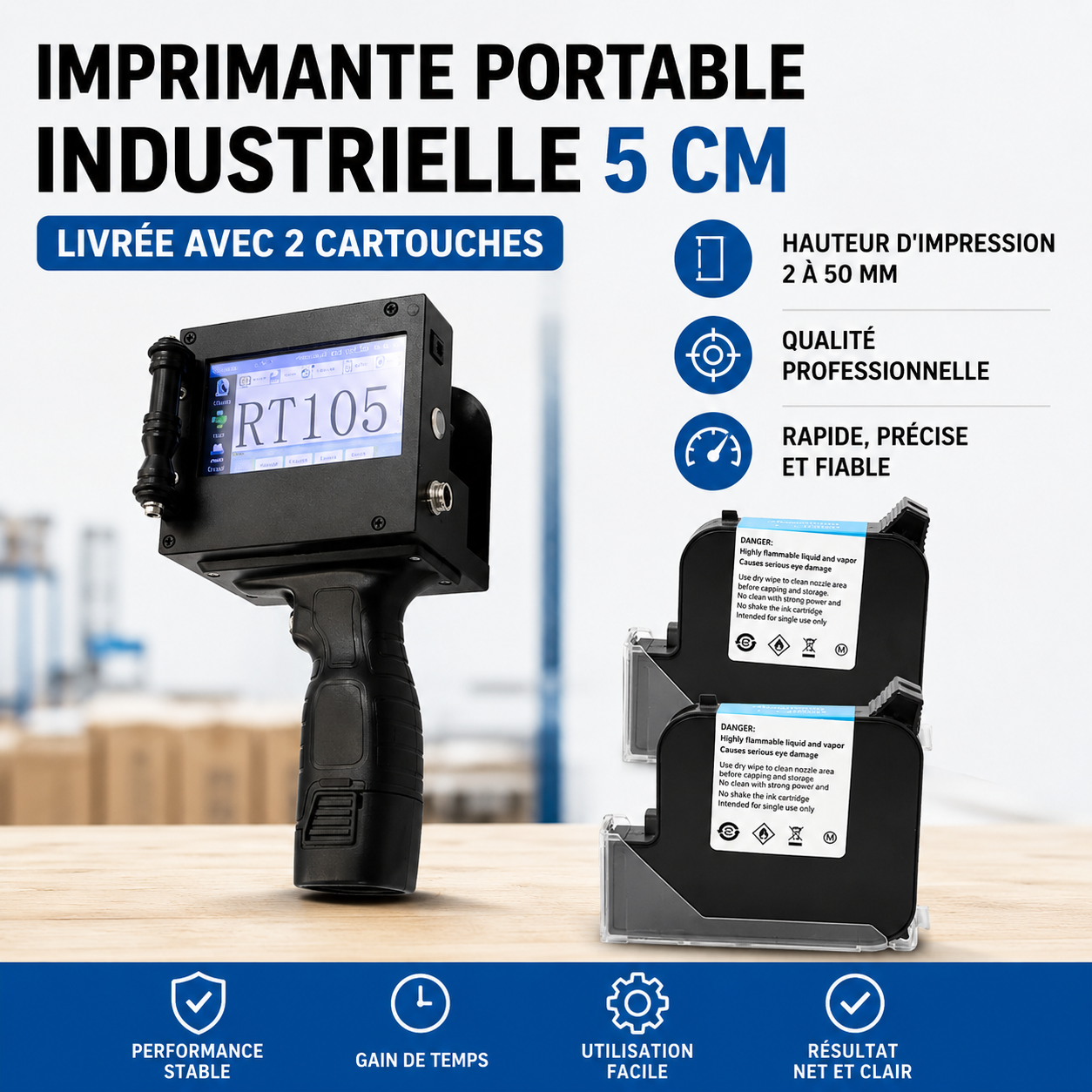 Pistolet d'imprimante 5 CM